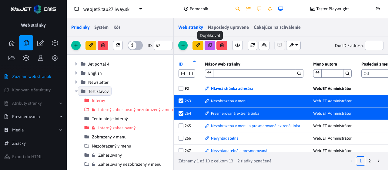 2021 24 duplicate button | WebJET CMS
